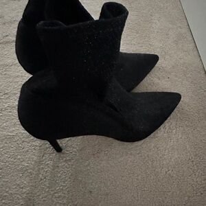 Lipsy Elegant Black Heeled Boots